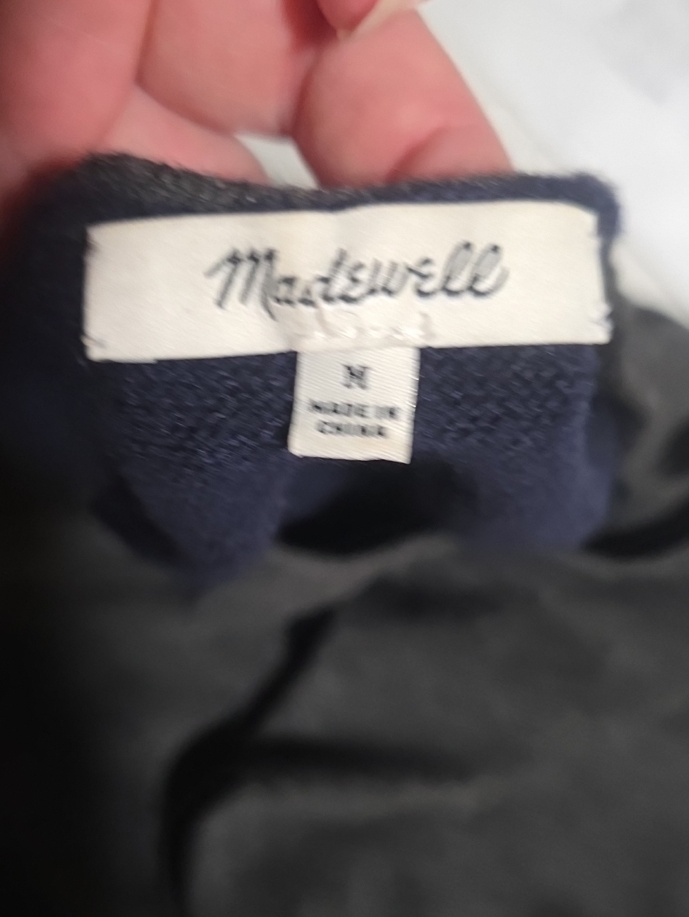 Madewell Merino Wool Mix Thin Sweater Sz M